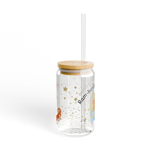 Aries 'Ram-bunctious and Proud' Sipper Glass