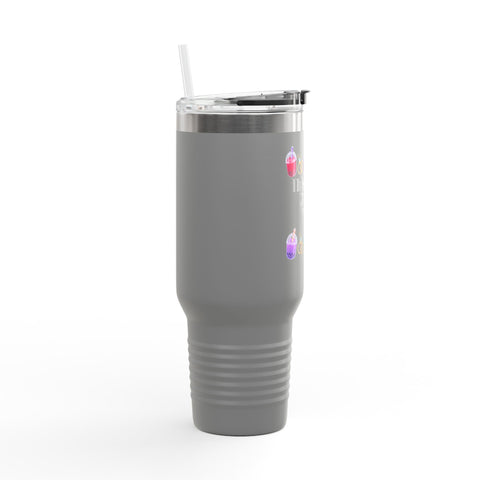 'This Bride Needs Boba' Insulated Travel Mug, 40oz