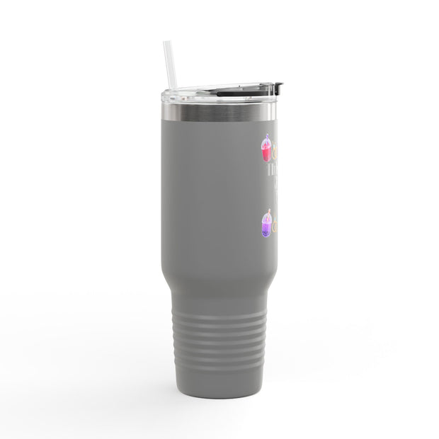 'This Bride Needs Boba' Insulated Travel Mug, 40oz