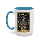 'The Bookworm' Tarot Card Accent Coffee Mug