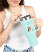 'Espawresso Yourself' Corgi Insulated Travel Mug, 40oz