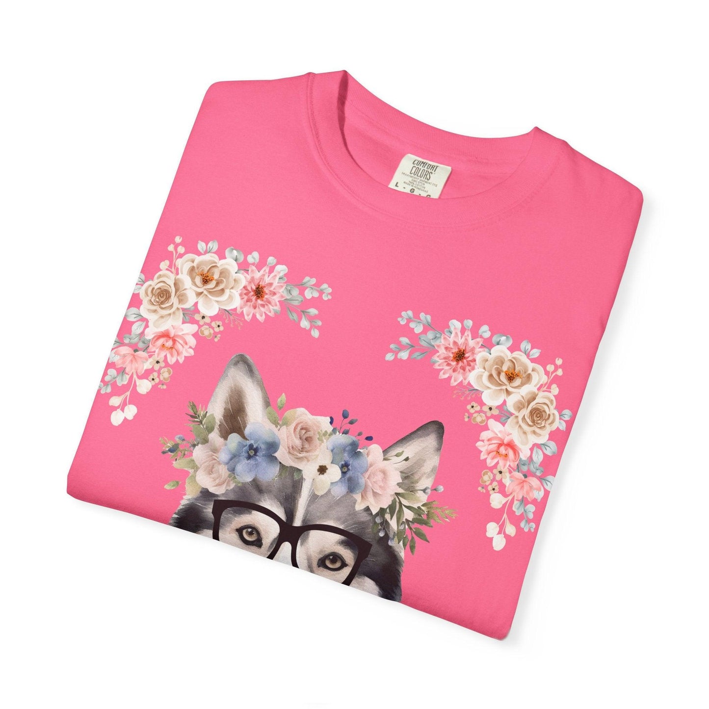 Geeky Goddess Siberian Husky Unisex T-Shirt