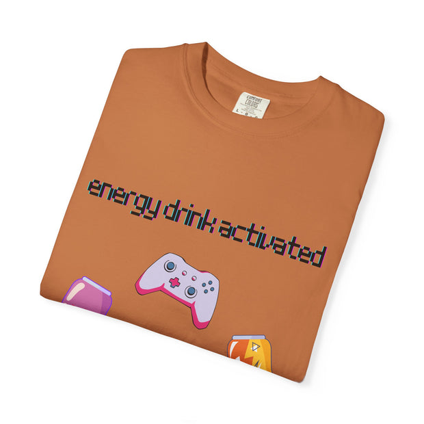 'Energy Drink Activated' Gamer Unisex T-Shirt