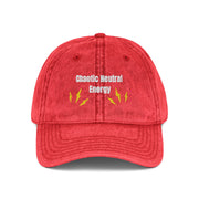 'Chaotic Neutral Energy' Vintage Embroidered Cap