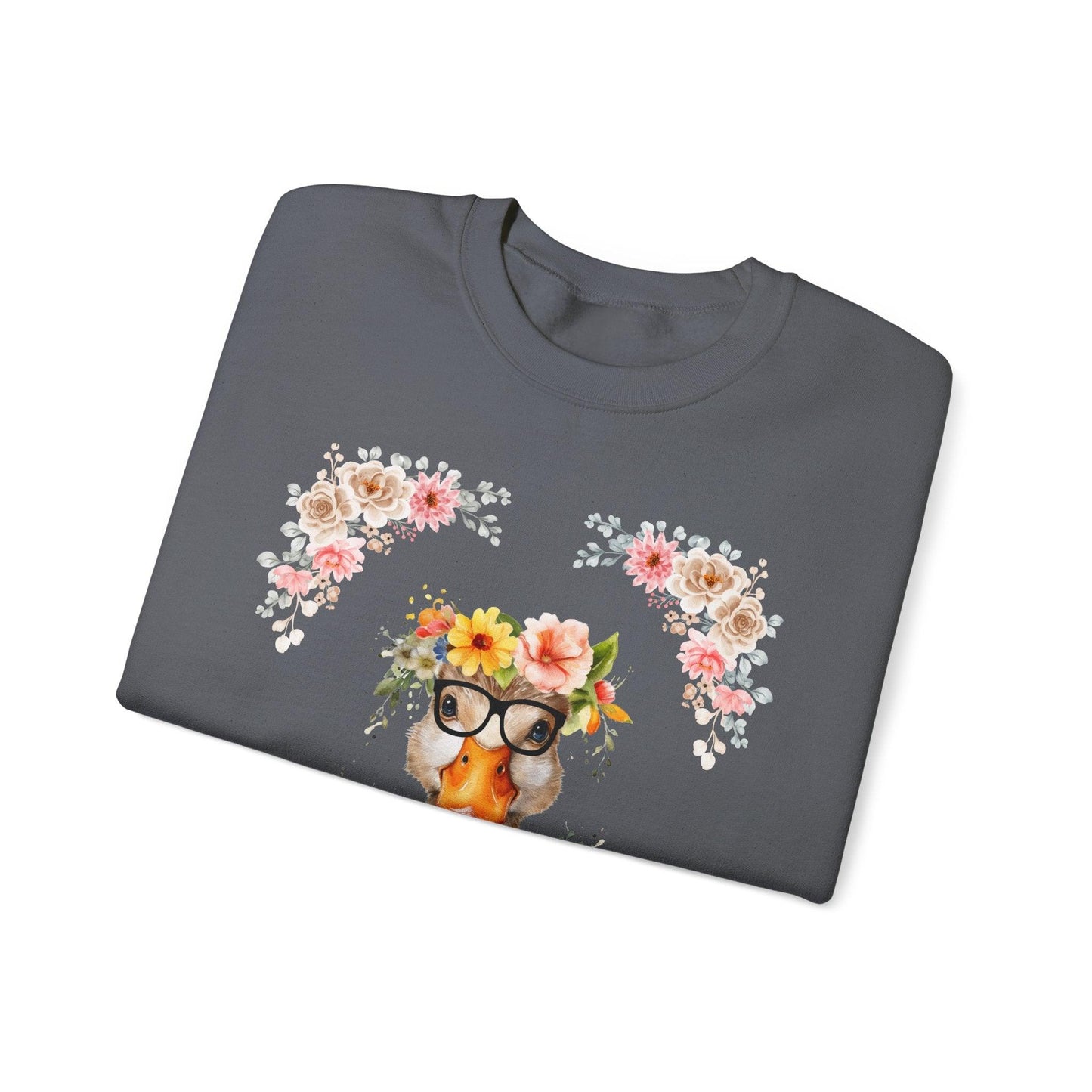 Geeky Goddess Duck Unisex Crewneck Sweatshirt