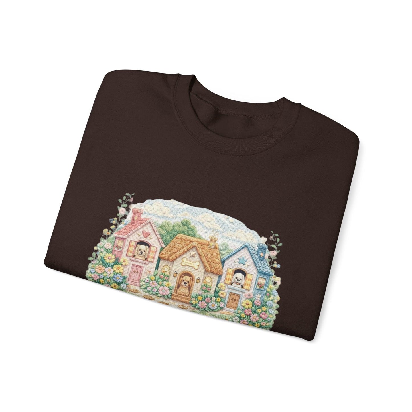 Cottagecore Sweatshirt, Floral Garden Cottage Crewneck, Cozy Vintage Pastel House Shirt