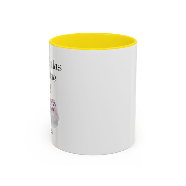'Player 2 Has Joined The Party' 'Est. 2025' Accent Coffee Mug