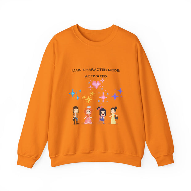 'Main Character Mode Activated' Unisex Crewneck Sweatshirt