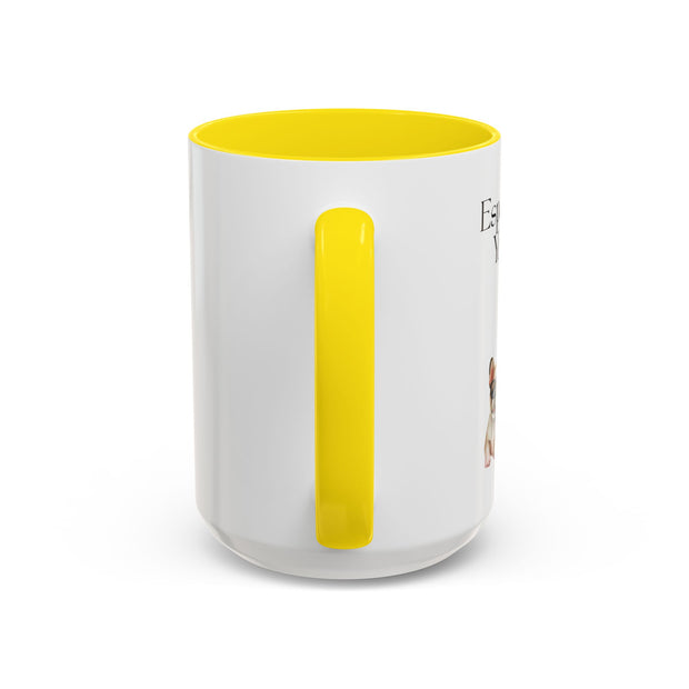'Espawresso Yourself' French Bulldog Accent Coffee Mug