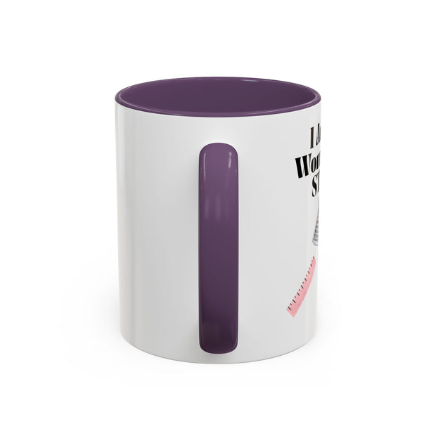 'I Am A Woman In STEM' Accent Coffee Mug