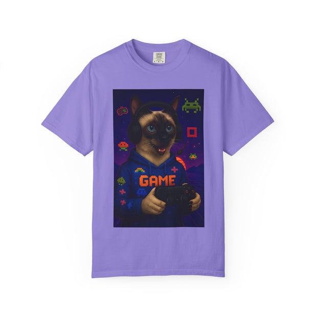 Game On Siamese Cat Unisex T-Shirt