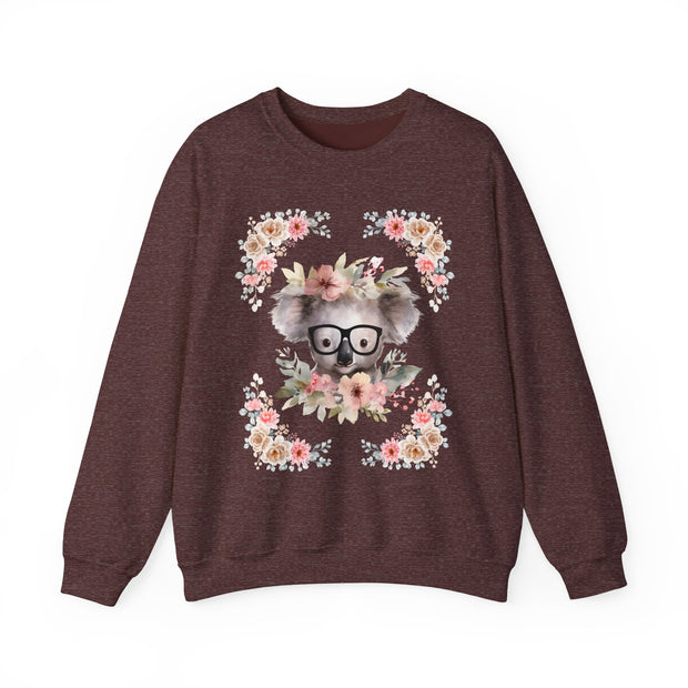 Geeky Goddess Koala Unisex Crewneck Sweatshirt