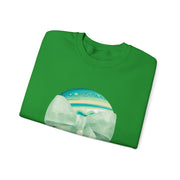 Green Planet Wrapped In A Bow Unisex Crewneck Sweatshirt