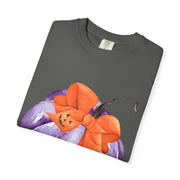 Purple Pumpkin Wrapped In A Bow Unisex T-Shirt