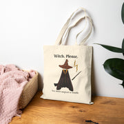 'Witch, Please. Too Much Magical To Handle.' Wizard Cotton Canvas Tote Bag