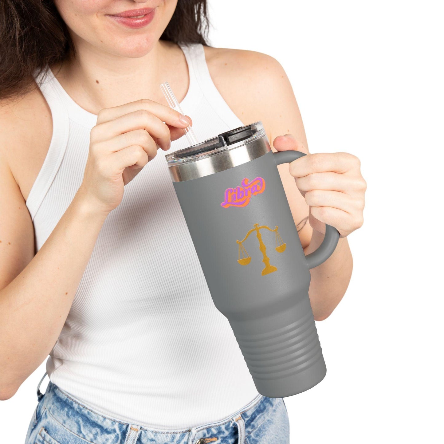 'Libra' Insulated Travel Mug, 40z.