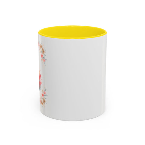 Geeky Goddess Yorkie Accent Coffee Mug
