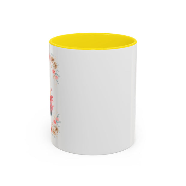 Geeky Goddess Yorkie Accent Coffee Mug