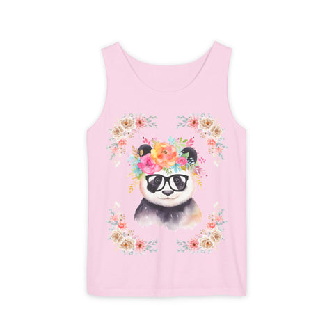 Geeky Goddess Panda Unisex Tank Top