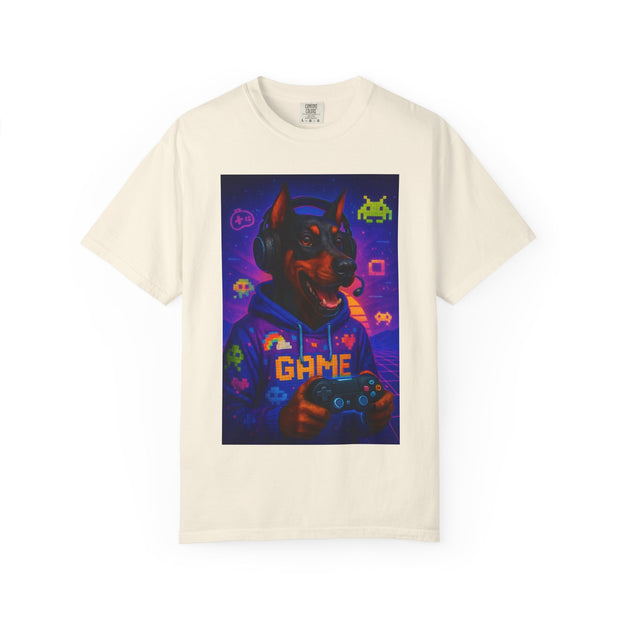 Game On Doberman Unisex T-Shirt