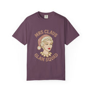 Mrs Claus Glam Squad T-Shirt | Retro Pinup Santa Lady Holiday Tee