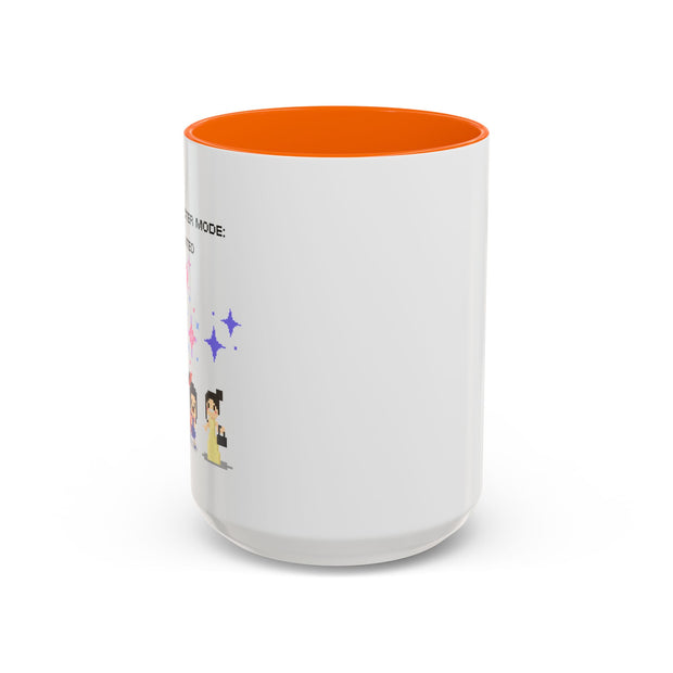 'Main Character Mode: Activated' Accent Coffee Mug