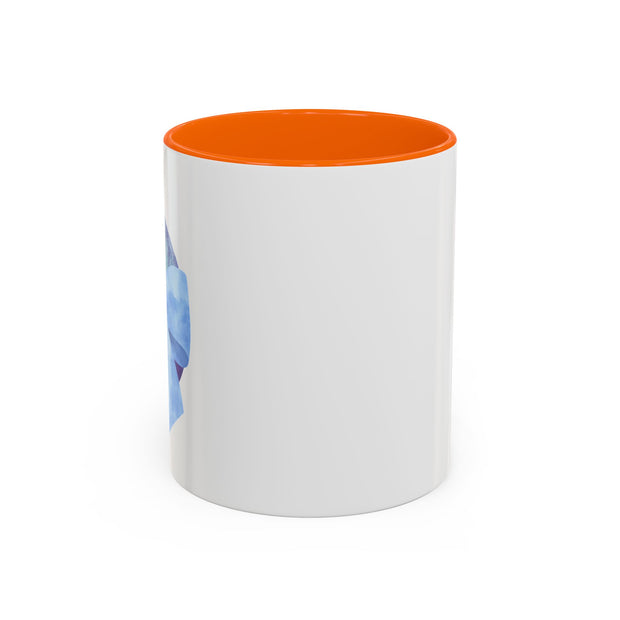 Blue/Green Planet Wrapped In A Bow Accent Coffee Mug