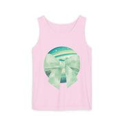 Green Planet Wrapped In Bow Unisex Tank Top