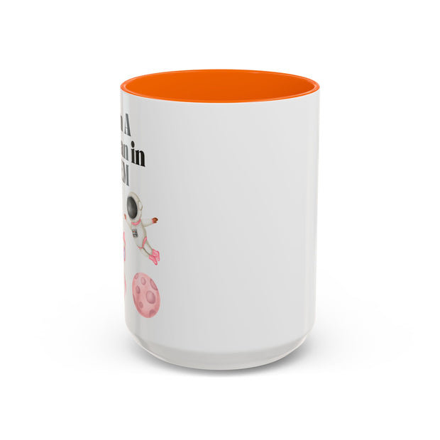 'I Am A Woman In STEM' Astronaut Accent Coffee Mug