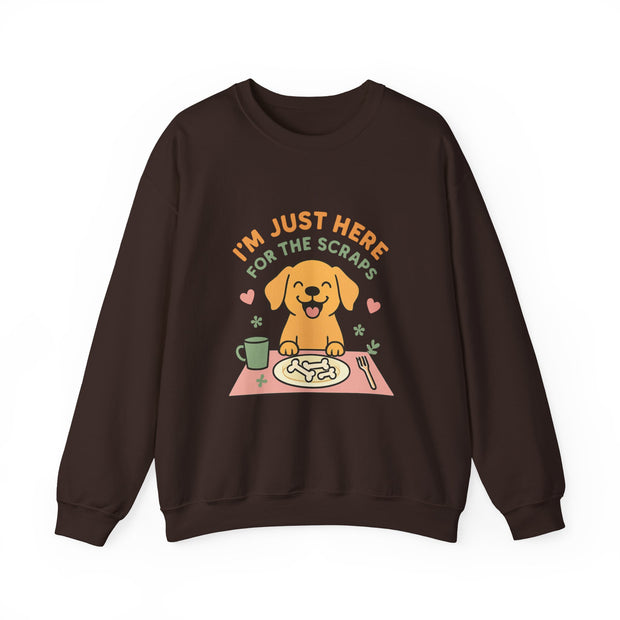 Playful Dog Sweatshirt for Pet Lovers, Unisex Crewneck, Cozy Gift for Dog Owners, Animal Lovers, Cute Pet-Themed Apparel