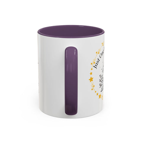 'Just One More Chapter' Accent Coffee Mug
