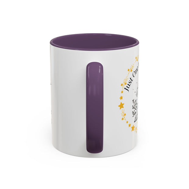 'Just One More Chapter' Accent Coffee Mug