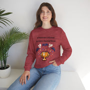 'Achievement Unlocked: Survived A Haunted House' Unisex Crewneck Sweatshirt