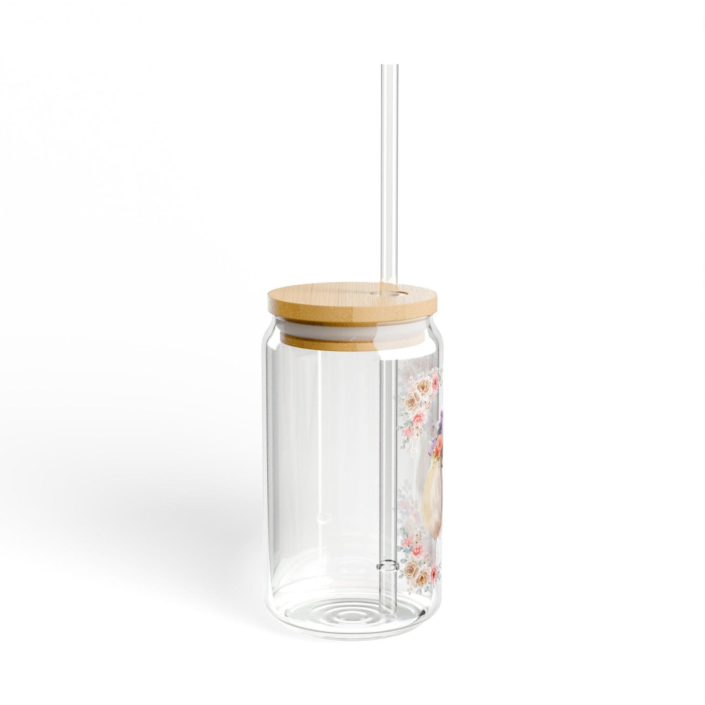 Geeky Goddess French Poodle Sipper Glass