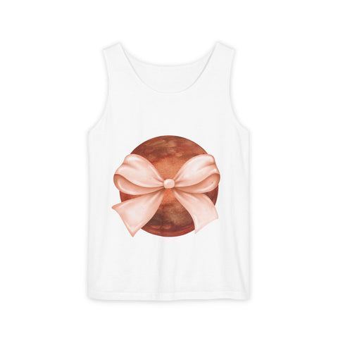 Mars Wrapped In Bow Unisex Tank Top