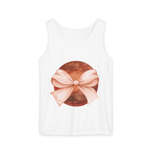 Mars Wrapped In Bow Unisex Tank Top