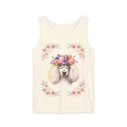 Geeky Goddess French Poodle Unisex Tank Top