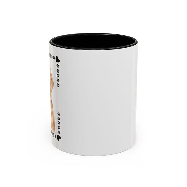 Geeky Good Golden Retriever Accent Coffee Mug