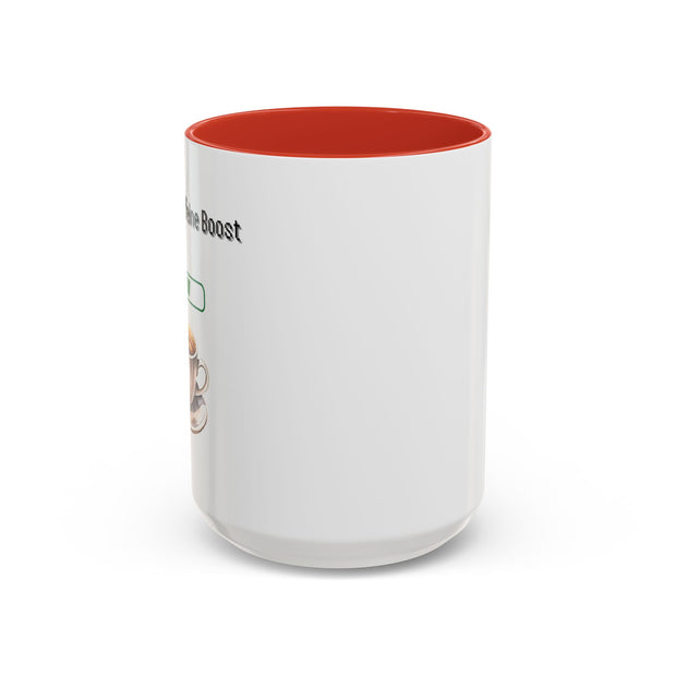 'Loading...Caffeine Boost' Accent Coffee Mug