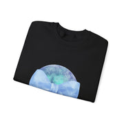 Blue/Green Planet Wrapped In A Bow Unisex Crewneck Sweatshirt