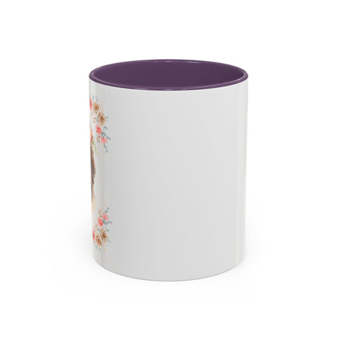 Geeky Goddess Saint Bernard Accent Coffee Mug