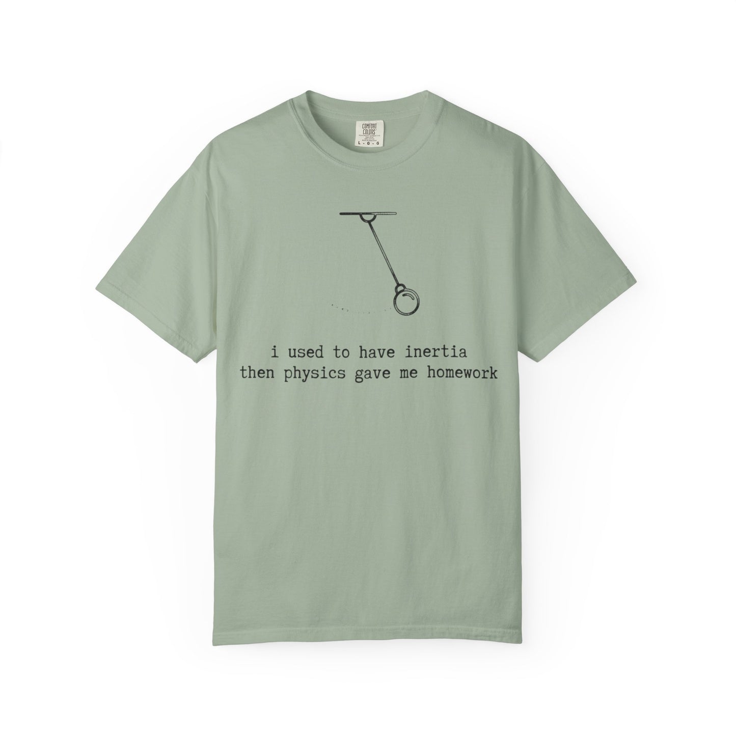 I Used to Have Inertia Then Physics Gave Me Homework T-Shirt, Funny Physics Shirt, STEM Student Tee, Science Teacher Gift, Nerd Graphic Tee