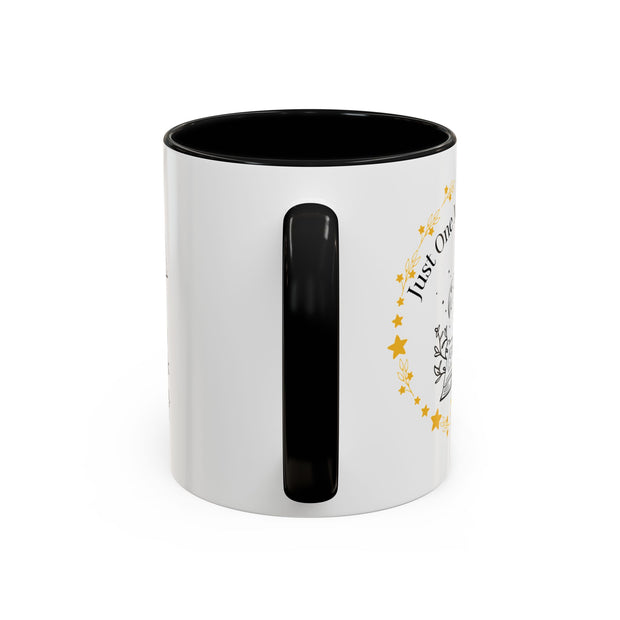 'Just One More Chapter' Accent Coffee Mug