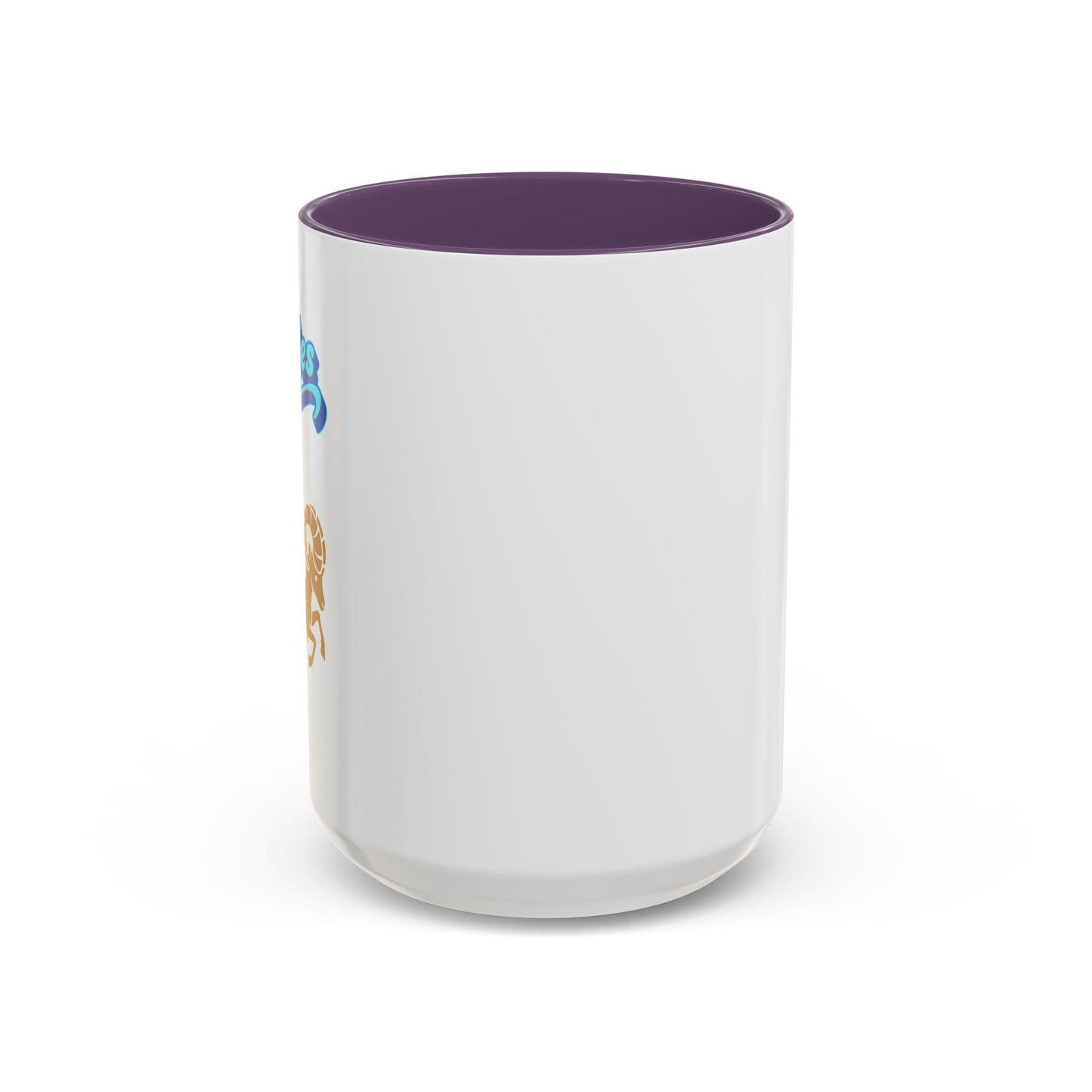 'Aries' Zodiac Accent Coffee Mug