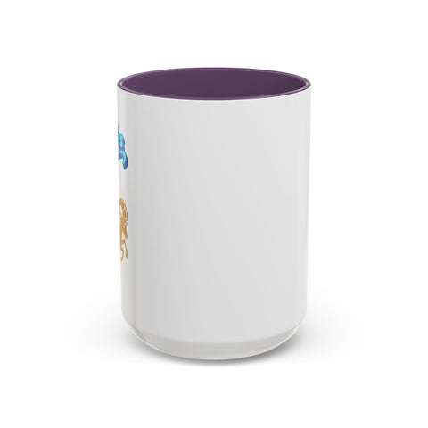 'Aries' Zodiac Accent Coffee Mug
