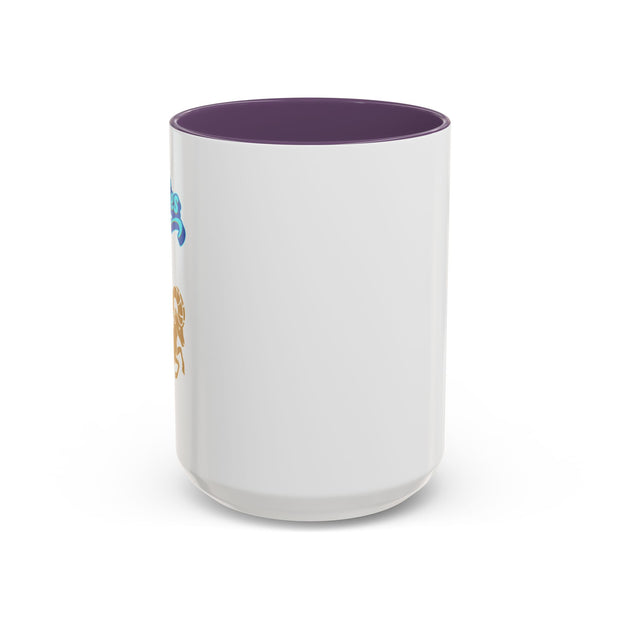 'Aries' Zodiac Accent Coffee Mug