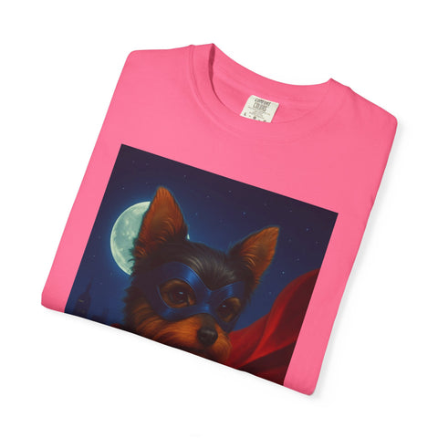 Superhero Yorkie T-shirt