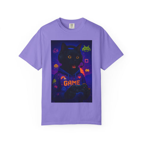 Game On Black Cat Unisex T-shirt