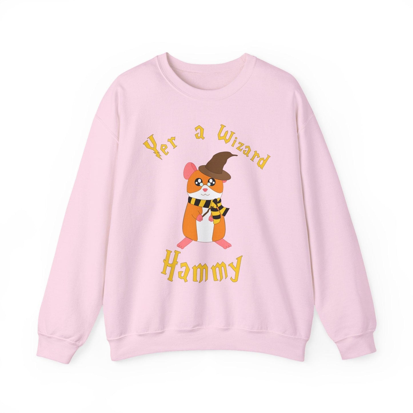 Hammy the Wizard Hamster Sweatshirt | Cute Wizard Hamster Illustration