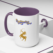 'Sagittarius' Zodiac Accent Coffee Mug